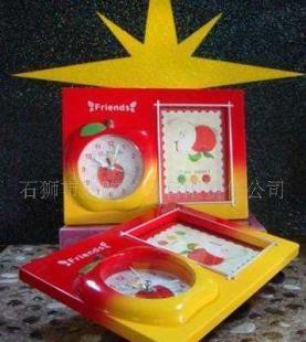 供應紅黃色蘋果鬧鐘座鐘 | 臺鐘精品，點亮溫馨家居生活